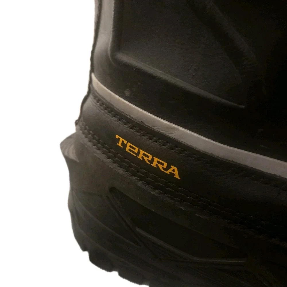 Terra Men's Size 11 CSA Composite Toe‎ Safety Work Boots Black Waterproof